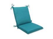 36.5 Pillow Perfect Tidal Teal Outdoor Patio Squared Corners Chair Cushion