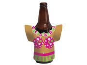 Club Pack of 24 Tropical Fiesta Hula Girl Shaped Koozie Drink Holders