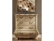 39.5 Eco Friendly Dutch Style Bleached Pine Foyer Chest