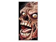 Club Pack of 12 Halloween Themed Zombie Door Cover Party Decorations 5
