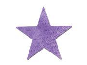 Club Pack of 72 Princess Themed Purple Embossed Foil Star Cutout Party Decorations 5