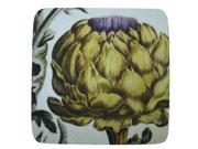 Pack of 8 Absorbent Antique Style Artichoke Vegetable Print Cocktail Drink Coasters 4