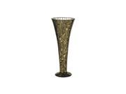 15.75 rown Boa Decorative Hand Set Mosaic Glass Vase