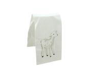 27 Decorative Embroidered Style Lamb Flour Sack Kitchen Hand Towel