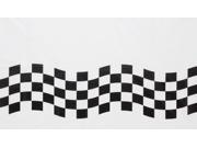Club Pack of 12 Black and White Checkered Disposable Banquet Party Table Cloth Covers 102