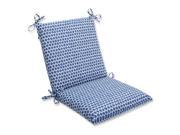 36.5 Ruche D abeille Royal Blue and White Outdoor Patio Chair Cushion