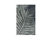 2 x 3 Jungle Thicket Slated Iron Artichoke Green and Cool Gray Hand Hooked Area Throw Rug