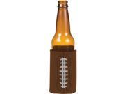 Club Pack of 12 Football with Stitching Themed Insulated Bottled Drink Holders