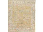 4 x 6 Faded Classics Tan Brown Sage Green and Gold Area Throw Rug