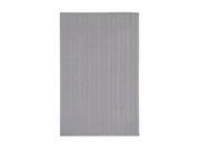 8 x 10 Heavenly Striped Gray Blue Hand Woven Reversible Area Throw Rug
