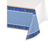 Pack of 6 Blue Bandana Cowboy Birthday Party Disposable Rectangle Plastic Table Covers 102