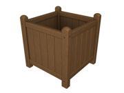 16 Recycled Earth Friendly Outdoor Garden Flower Planter Raw Sienna