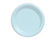 Club Pack of 240 Pastel Baby Blue Premium Disposable Plastic Party Banquet DInner Plates 10