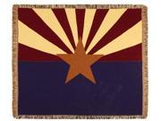 State Flag of Arizona Woven Tapestry Afghan Throw Blanket 50 x 60