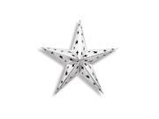 Club pack of 12 Starry Night Themed Silver 3 D Foil Star Cutout Party Decorations 12