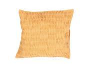 20 Canary Yellow Solid Square Decorative Throw Pillow