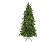 9 Pre Lit Eastern Pine Slim Artificial Christmas Tree Clear Lights