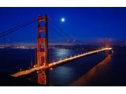 LED Lighted Famous San Francisco Golden Gate Bridge Canvas Wall Art 15.75 x 23.5