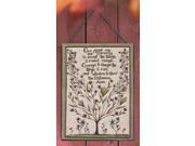 Cindy Shamp Serenity Prayer Tree of Flowers Wall Art Hanging Tapestry 13 x 18