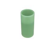 8 Sage Green Battery Operated Flameless LED Lighted Flickering Wax Christmas Pillar Candle