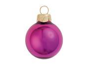 8ct Shiny Soft Rose Pink Glass Ball Christmas Ornaments 3.25 80mm
