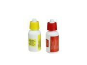Set of 2 Test Kit Replacement Refill Bottles for Swimming Pools
