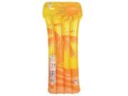 75 Orange and Yellow Tropical Sun and Palm Tree Inflatable Air Mattress Swimming Pool Raft Float