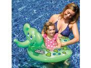 24 Water Sports Safari Friends Inflatable Green Elephant Split Ring Swimming Pool Child Float