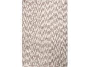 2 x 3 Khaki Brown and White Reina Solids Shag Area Throw Rug