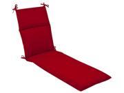 Outdoor Patio Furniture Chaise Lounge Cushion Venetian Red