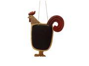 Country Rustic Brown and Red Proud Rooster Hanging with Chalkboard 16