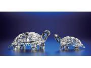 Pack of 4 Icy Crystal Decorative Turtle Figurines 2.3