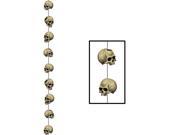 Club Pack of 12 Halloween Skull Stringer Hanging Party Decorations 6.5