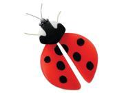 Club Pack of 12 Red Black and White Springtime Ladybug Hanging Decorations 9.5