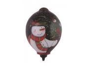 Ne Qwa Birds Of A Feather Celebrate Together Hand Painted Blown Glass Christmas Ornament 7151150