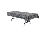 Club Pack of 12 Medieval Castle Stone Wall Table Covers 108