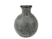 4.25 Botanic Beauty Decorative Black and White Speckled Glass Vase