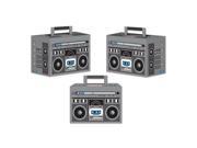 Club Pack of 36 Decorative Retro Boombox Party Favor Boxes 5.75