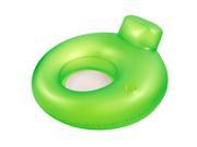 48 Neon Frost Green Inflatable Swimming Pool Lounger with Headrest
