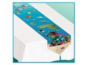 Club Pack of 12 Nautical Under The Sea with Fish Table Runner 6