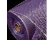 Silver Violet Deco Mesh Craft Ribbon 6.5 x 80 Yards