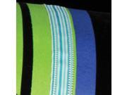 Eyes on Center Blue and Green Striped Wired Craft Ribbon 1.5 x 40 Yards