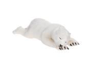 40.25 Lifelike Handcrafted Extra Soft Plush Sleeping Polar Bear Cub Stuffed Animal