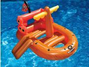62 Galleon Raider Inflatable Swimming Pool Pirate Ship Floating Boat Toy