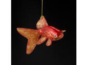 4.75 Under the Sea Noble Gems Glass Goldfish Christmas Ornament