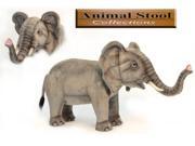 41.25 Life Like Handcrafted Extra Soft Plush Elephant Stool Stuffed Animal