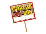 Pack of 6 Crawfish Boil Yard Sign Decorations 14