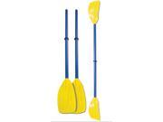 45 Navy Blue and Cadmium Yellow Durable Convertible Rowing Oars