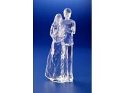 Pack of 6 Icy Crystal Young Couple with Infant Figurines 7.75