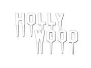 Club Pack of 108 White HOLLYWOOD Food Drink or Decoration Party Picks 2